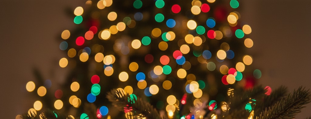 bokeh christmas lights St Louis